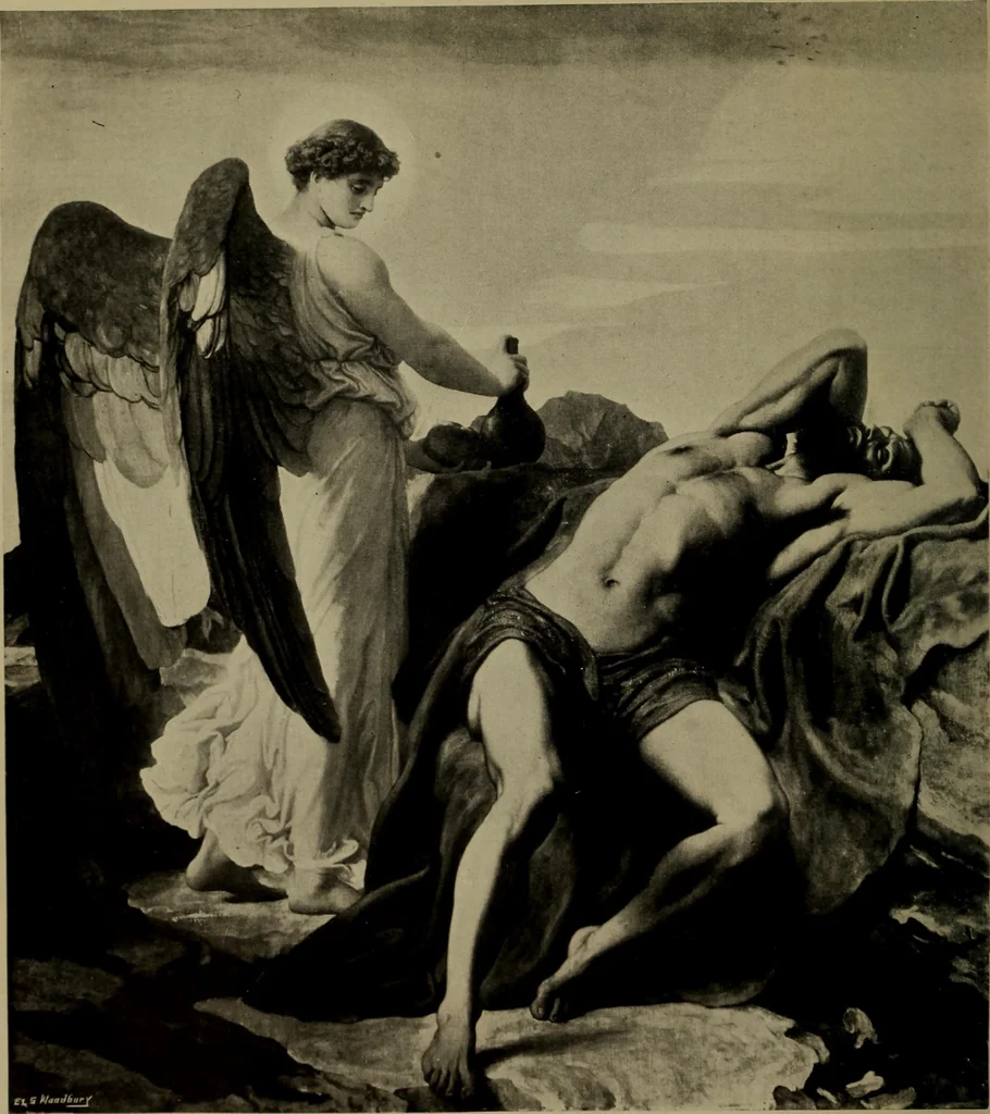 An illustration from Catalogue of the Walker Art Gallery; edited with an introduction and notes, 1906, leaf 13