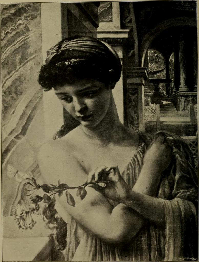 An illustration from Catalogue of the Walker Art Gallery; edited with an introduction and notes, 1906, leaf 23