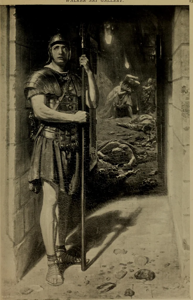 An illustration from Catalogue of the Walker Art Gallery; edited with an introduction and notes, 1906, leaf 26