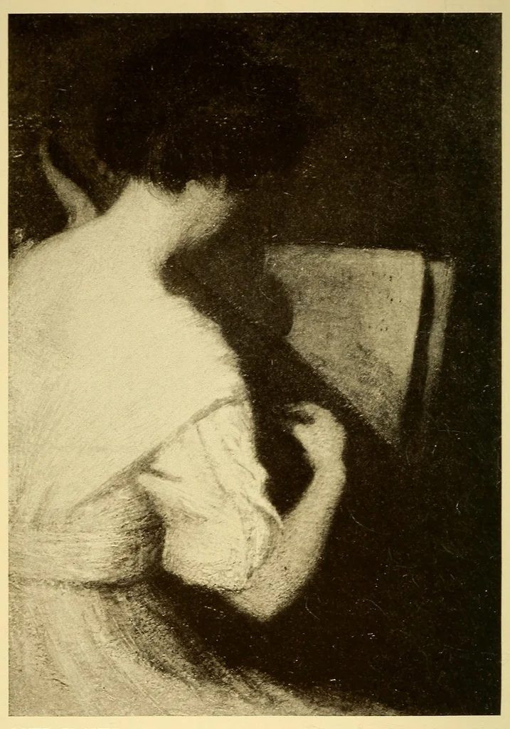 An illustration from Catalogue of the Walter H. Schulze gallery of American paintings, 1920, leaf 24