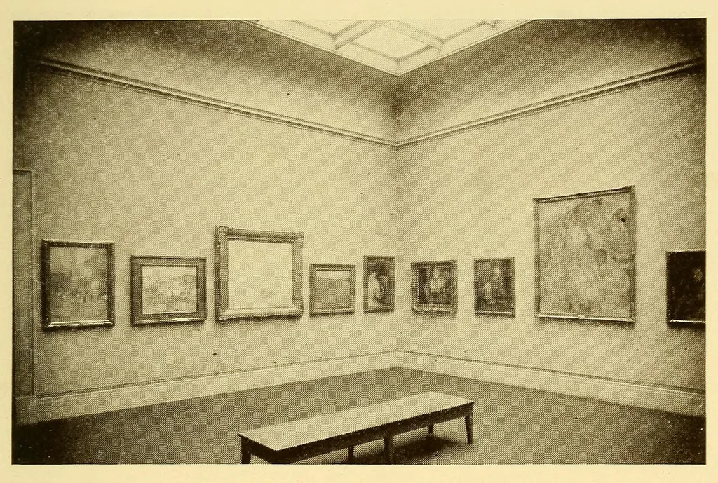 An illustration from Catalogue of the Walter H. Schulze gallery of American paintings, 1920, leaf 5