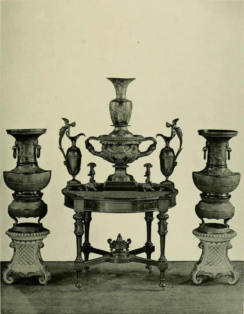 An illustration from Catalogue of works of art ... also views of the summer and winter homes, 1884, leaf 104