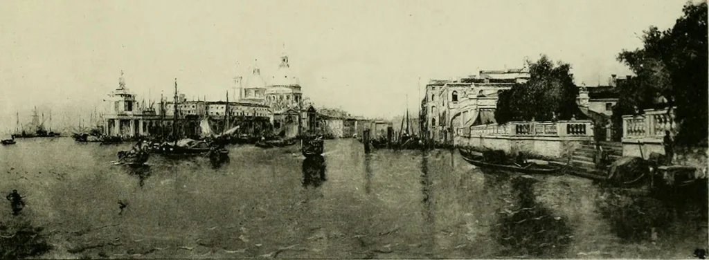 An illustration from Catalogue of works of art ... also views of the summer and winter homes, 1884, leaf 128