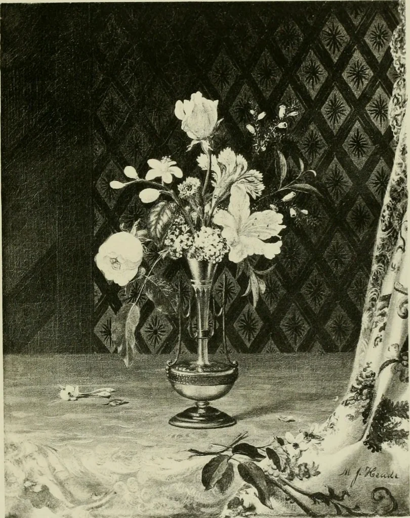 An illustration from Catalogue of works of art ... also views of the summer and winter homes, 1884, leaf 132