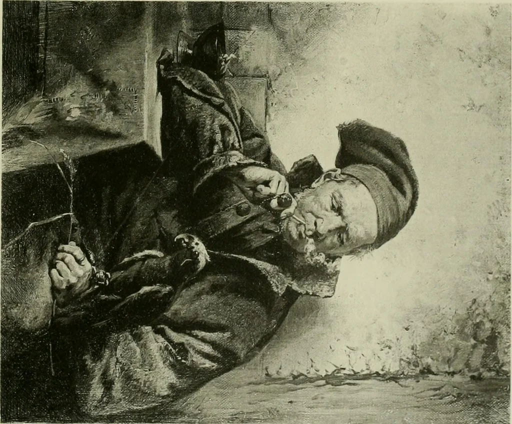 An illustration from Catalogue of works of art ... also views of the summer and winter homes, 1884, leaf 160