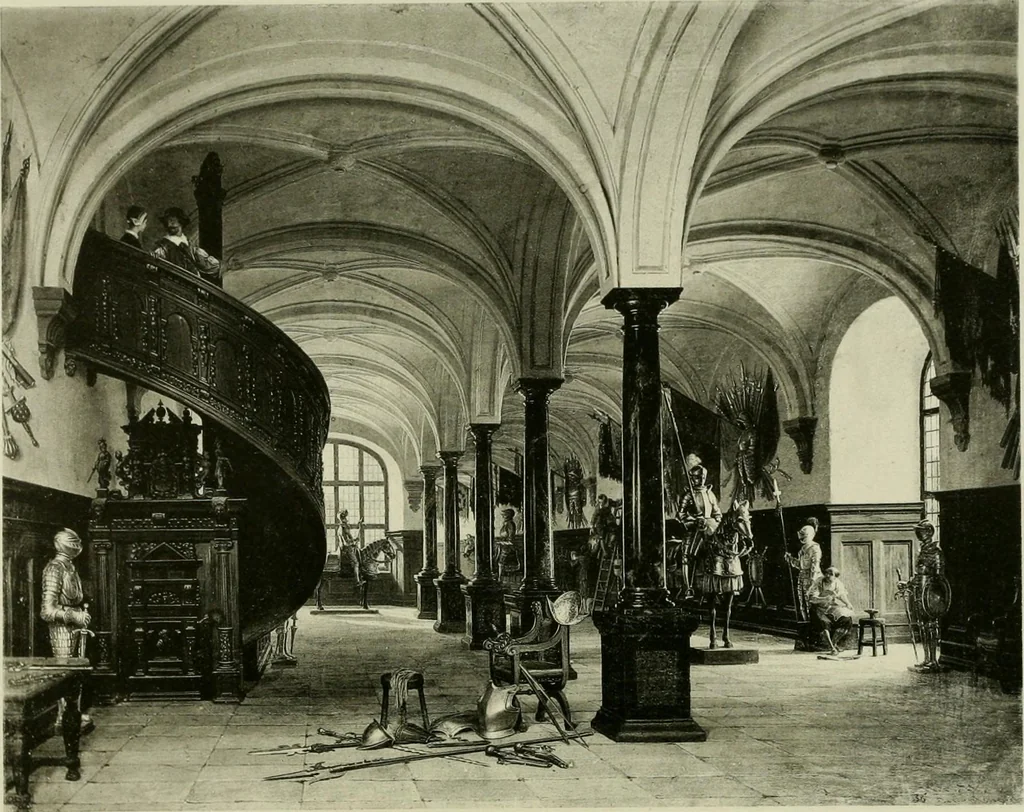 An illustration from Catalogue of works of art ... also views of the summer and winter homes, 1884, leaf 196