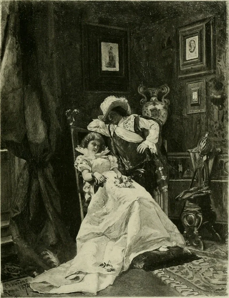An illustration from Catalogue of works of art ... also views of the summer and winter homes, 1884, leaf 224