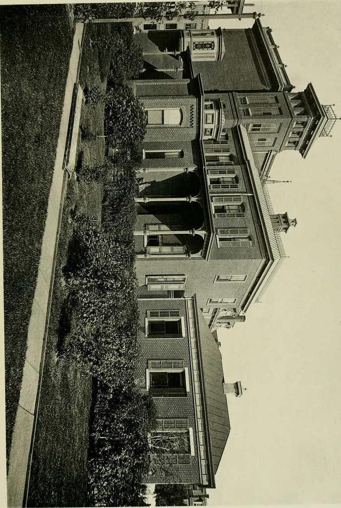 An illustration from Catalogue of works of art ... also views of the summer and winter homes, 1884, leaf 28
