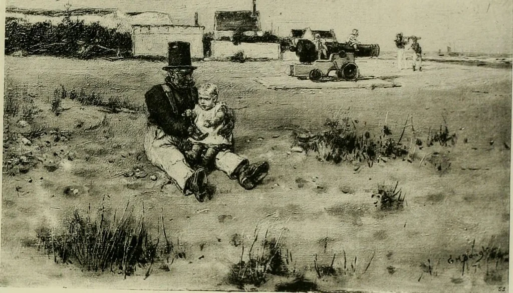 An illustration from Catalogue of works of art ... also views of the summer and winter homes, 1884, leaf 280