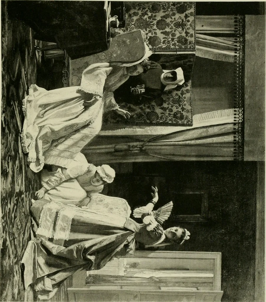 An illustration from Catalogue of works of art ... also views of the summer and winter homes, 1884, leaf 284