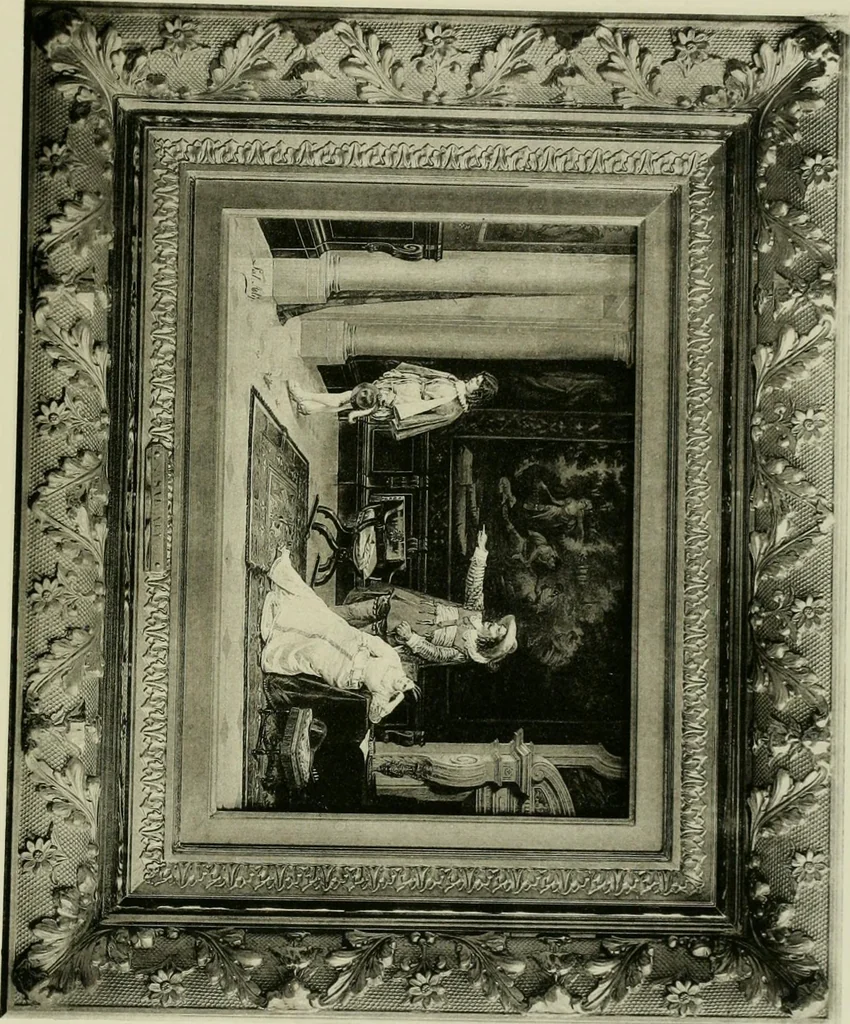 An illustration from Catalogue of works of art ... also views of the summer and winter homes, 1884, leaf 304