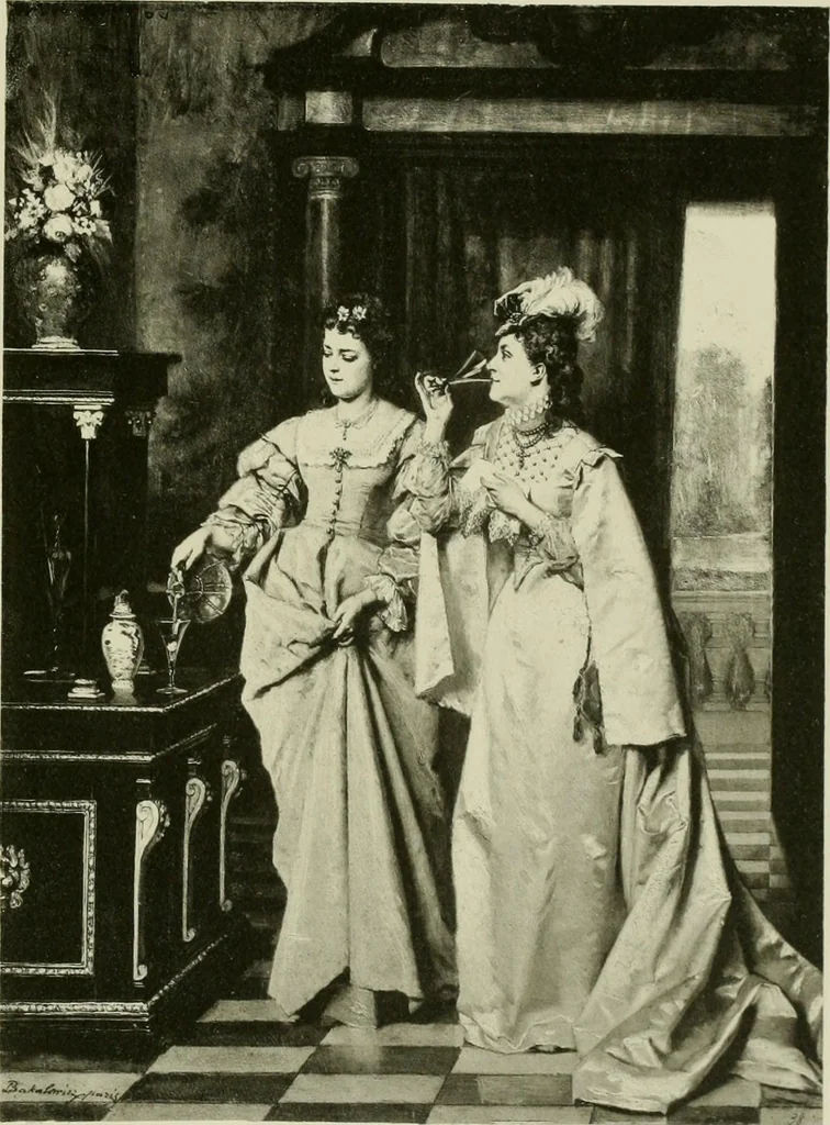 An illustration from Catalogue of works of art ... also views of the summer and winter homes, 1884, leaf 392