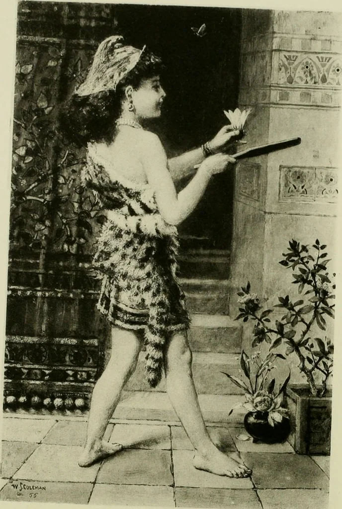 An illustration from Catalogue of works of art ... also views of the summer and winter homes, 1884, leaf 444