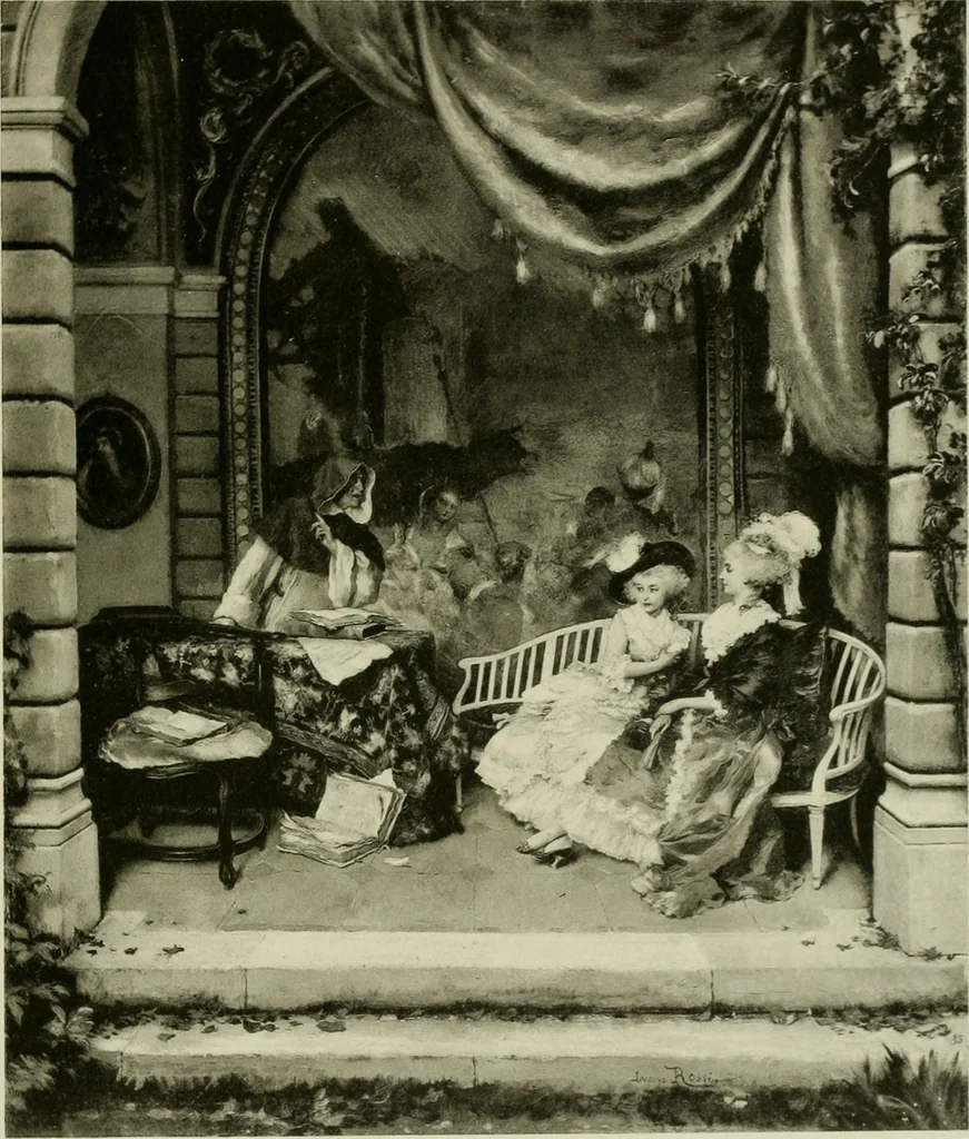 An illustration from Catalogue of works of art ... also views of the summer and winter homes, 1884, leaf 452