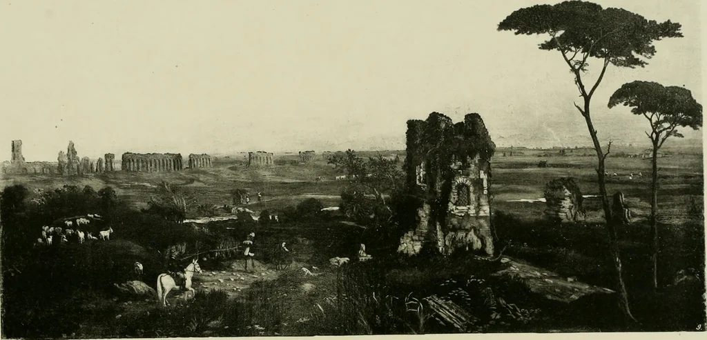 An illustration from Catalogue of works of art ... also views of the summer and winter homes, 1884, leaf 484