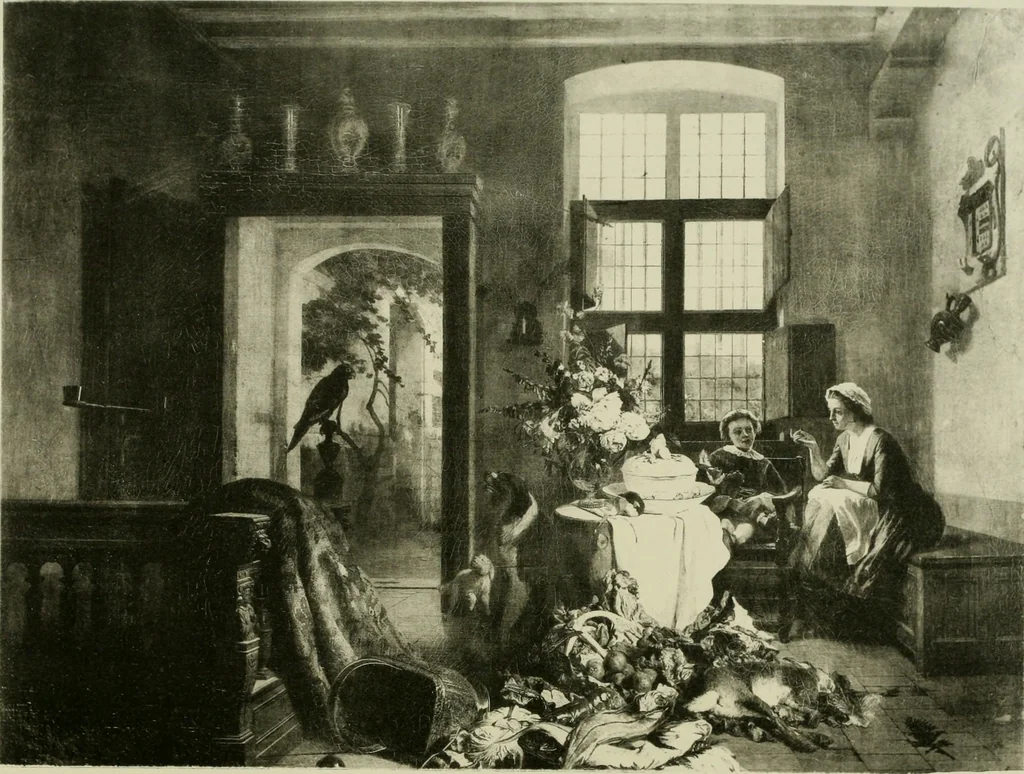 An illustration from Catalogue of works of art ... also views of the summer and winter homes, 1884, leaf 492