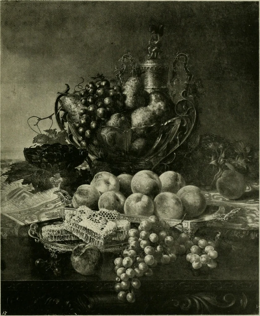 An illustration from Catalogue of works of art ... also views of the summer and winter homes, 1884, leaf 496