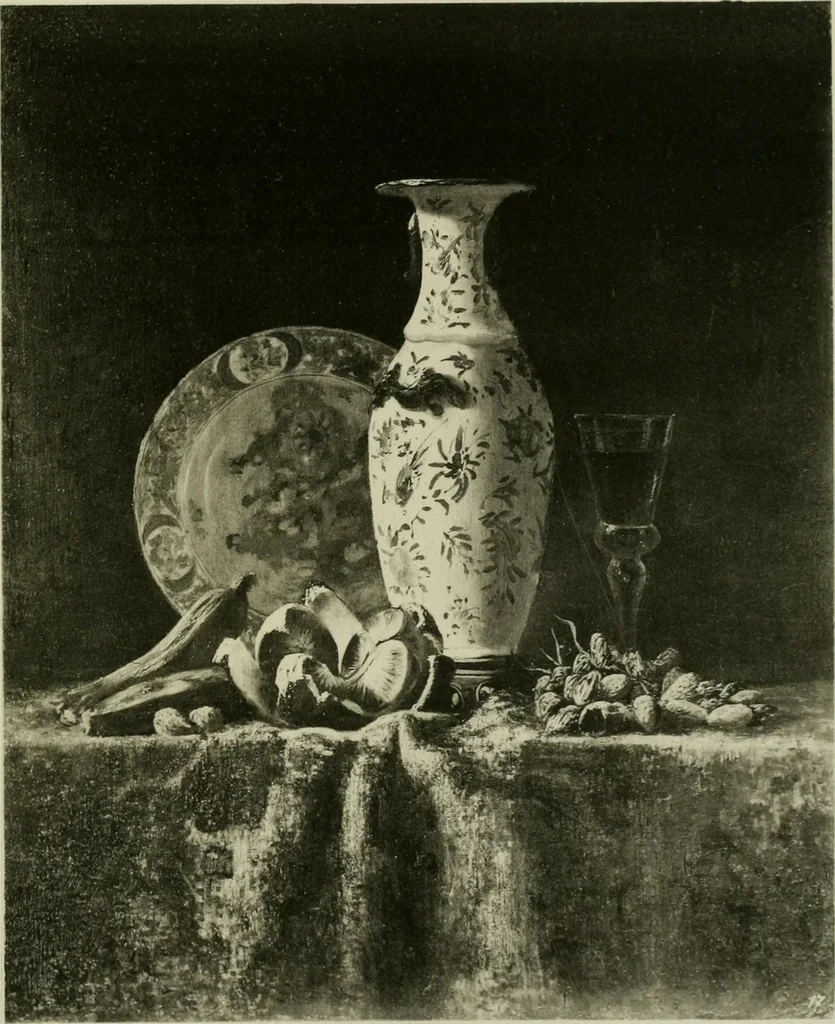 An illustration from Catalogue of works of art ... also views of the summer and winter homes, 1884, leaf 504