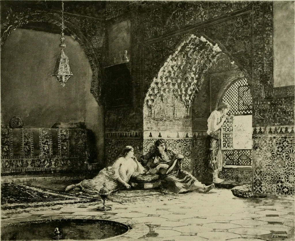 An illustration from Catalogue of works of art ... also views of the summer and winter homes, 1884, leaf 568
