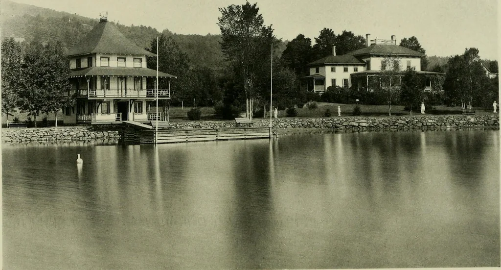 An illustration from Catalogue of works of art ... also views of the summer and winter homes, 1884, leaf 60
