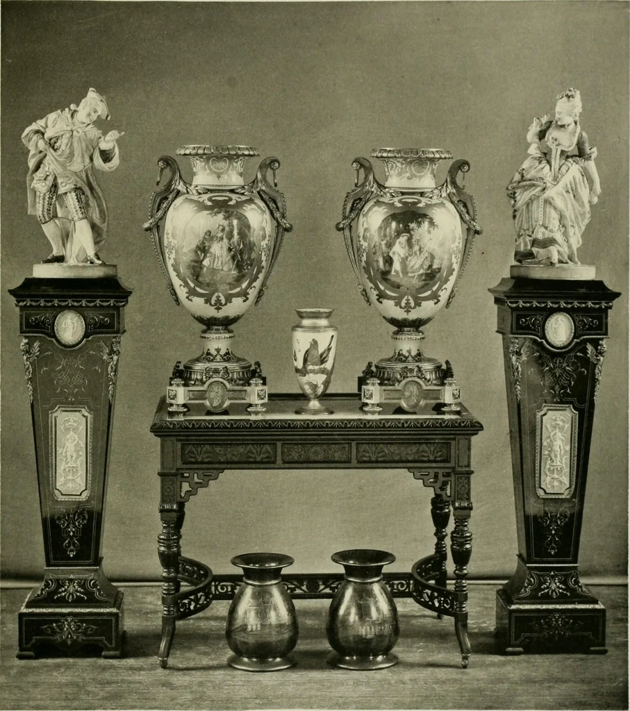 An illustration from Catalogue of works of art ... also views of the summer and winter homes, 1884, leaf 88