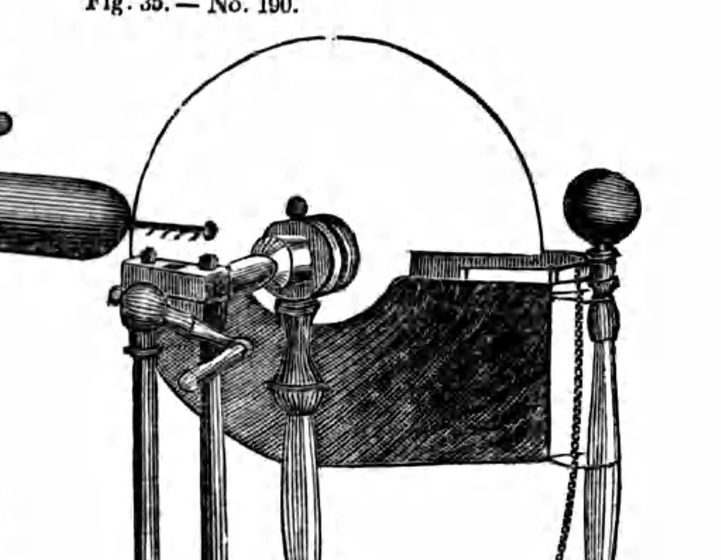 An illustration from A catalogue of philosophical, astronomical, chemical and electrical apparatus, 1846, leaf 25