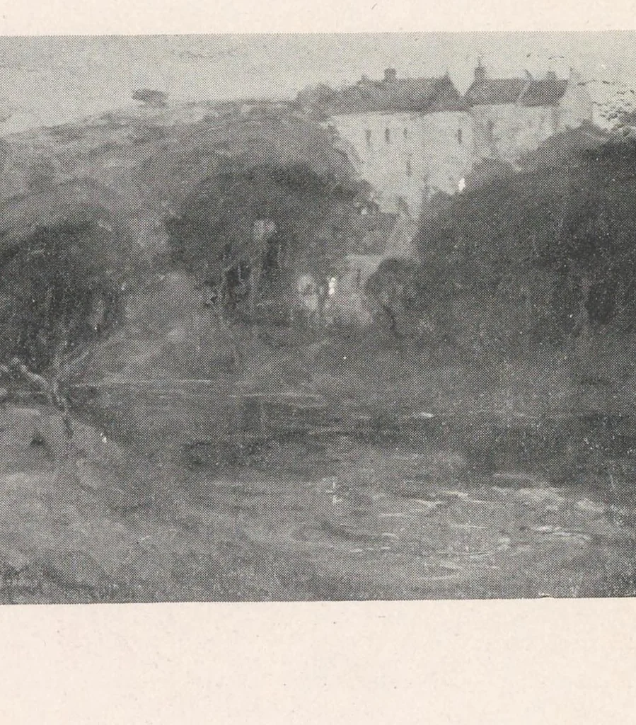 An illustration from A catalogue of the pictures, drawings, prints and sculptures at the second exhibition of the International society of sculptors, painters, & gravers : held at Knightsbridge May-July 1899, 1899, leaf 92