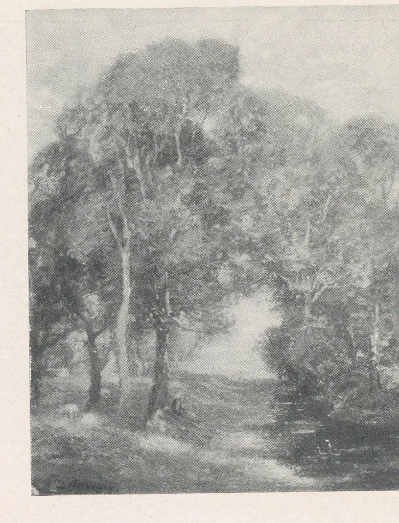 An illustration from A catalogue of the pictures, drawings, prints and sculpture at the third exhibition of the International Society of Sculptors, Painters & Gravers, held in the galleries, 191 Piccadilly, October 7th to December 10th, 1901, 1901, leaf 108