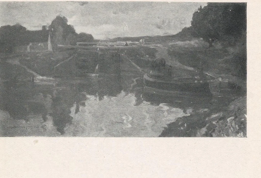 An illustration from A catalogue of the pictures, drawings, prints and sculpture at the third exhibition of the International Society of Sculptors, Painters & Gravers, held in the galleries, 191 Piccadilly, October 7th to December 10th, 1901, 1901, leaf 115