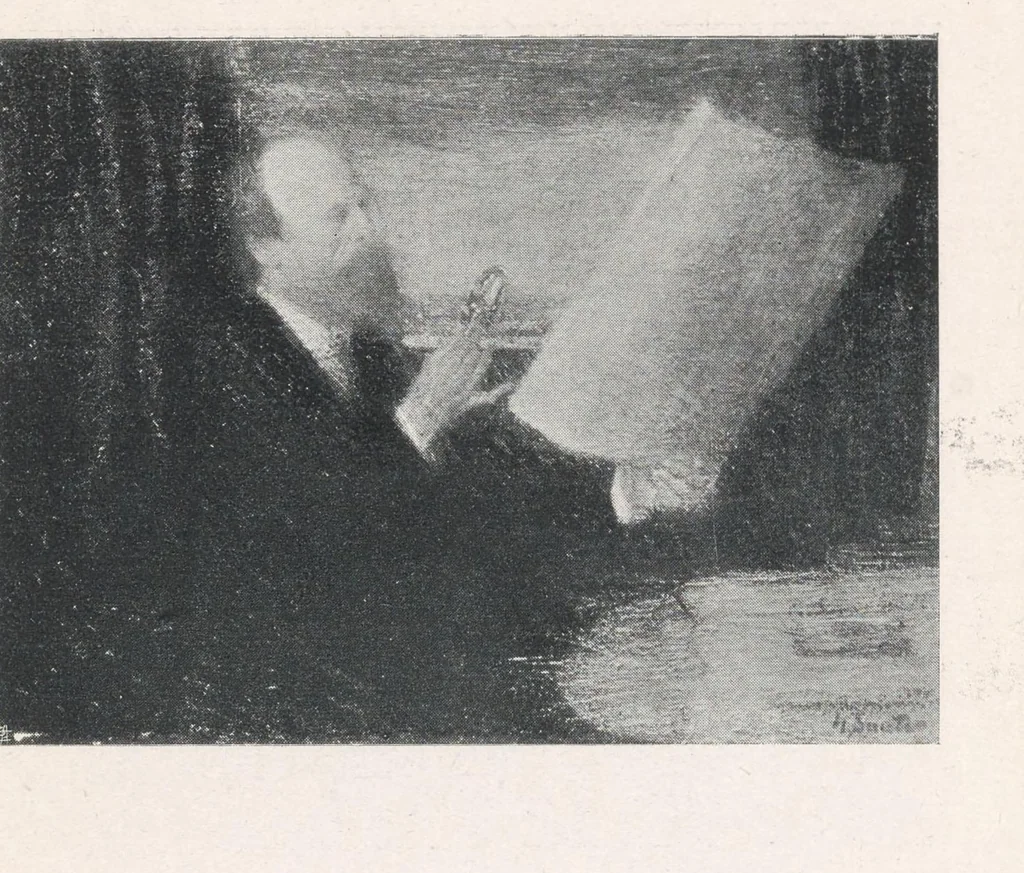 An illustration from A catalogue of the pictures, drawings, prints and sculpture at the third exhibition of the International Society of Sculptors, Painters & Gravers, held in the galleries, 191 Piccadilly, October 7th to December 10th, 1901, 1901, leaf 121