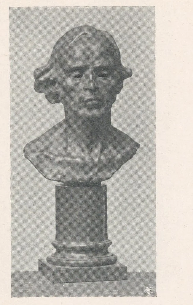 An illustration from A catalogue of the pictures, drawings, prints and sculpture at the third exhibition of the International Society of Sculptors, Painters & Gravers, held in the galleries, 191 Piccadilly, October 7th to December 10th, 1901, 1901, leaf 167