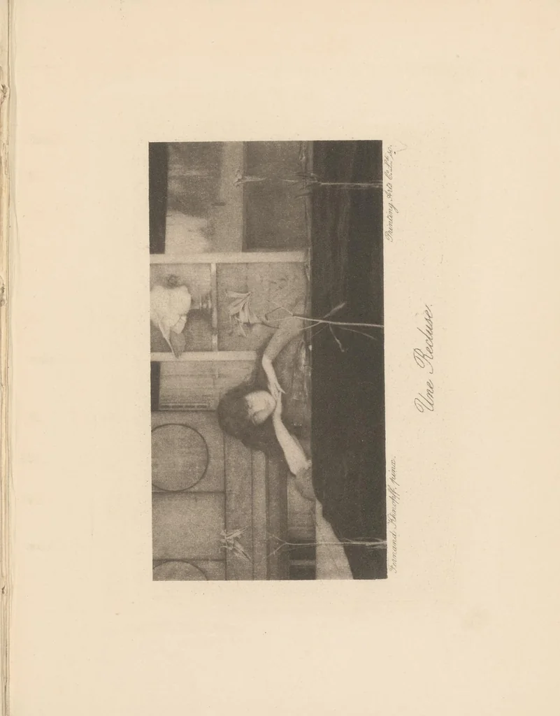 An illustration from A catalogue of the pictures, drawings, prints and sculpture at the third exhibition of the International Society of Sculptors, Painters & Gravers, held in the galleries, 191 Piccadilly, October 7th to December 10th, 1901, 1901, leaf 53
