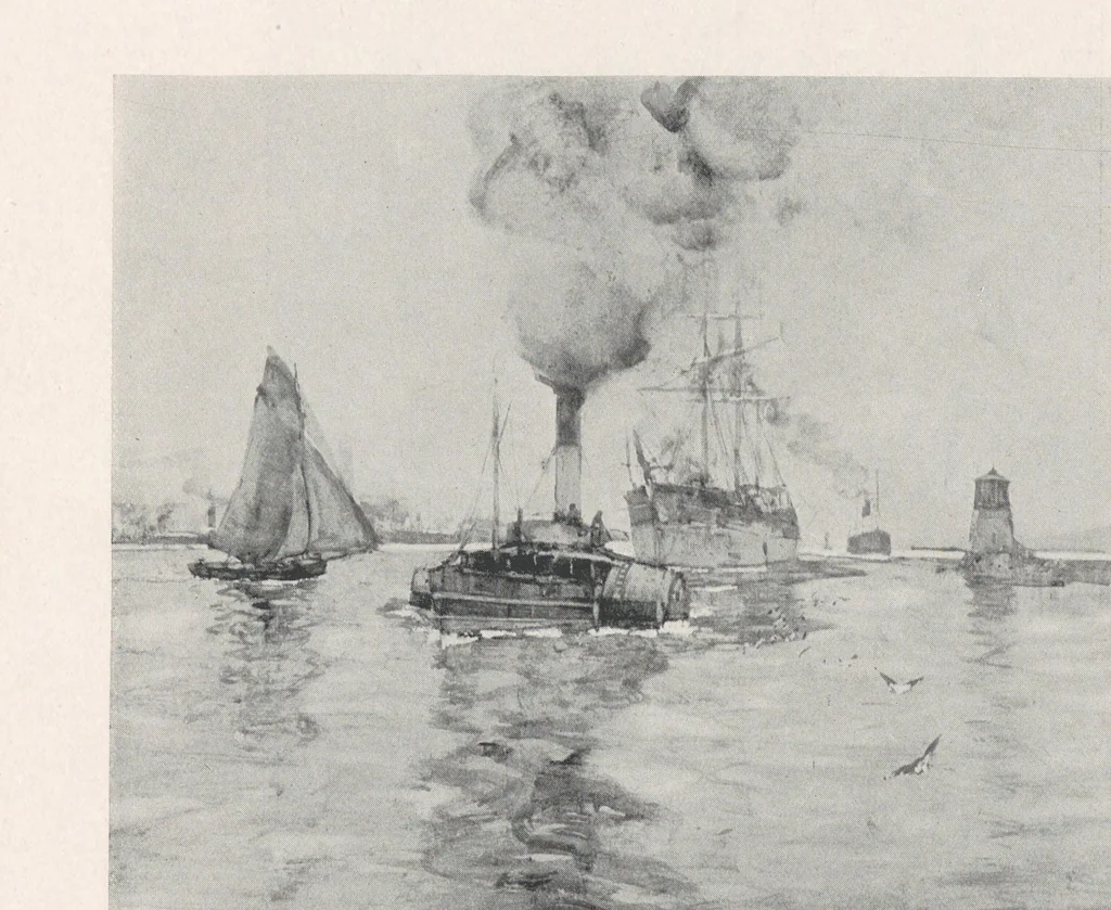 An illustration from A catalogue of the pictures, drawings, prints and sculptures at the second exhibition of the International Society of Sculptors, Painters, & Gravers held at Knightsbridge May-July 1899, 1899, leaf 134