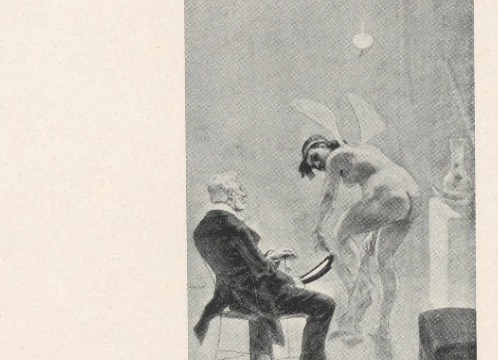 An illustration from A catalogue of the pictures, drawings, prints and sculptures at the second exhibition of the International Society of Sculptors, Painters, & Gravers held at Knightsbridge May-July 1899, 1899, leaf 234
