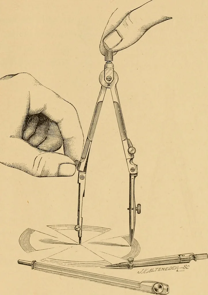 An illustration from A catalogue and price-list of drawing instruments, 1892, leaf 16