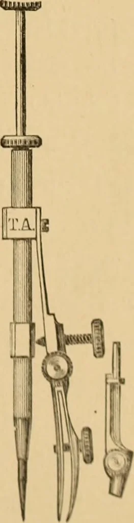 An illustration from A catalogue and price-list of drawing instruments, 1892, leaf 22