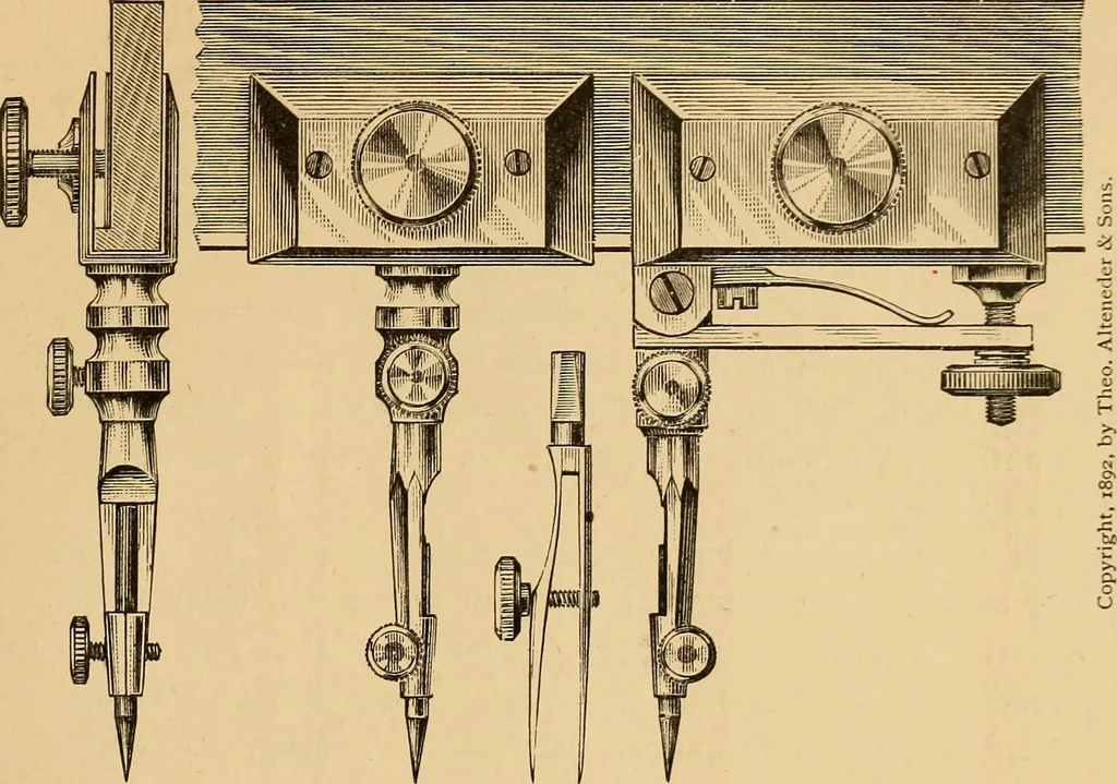 An illustration from A catalogue and price-list of drawing instruments, 1892, leaf 26
