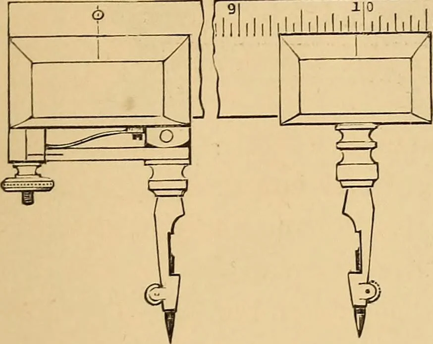 An illustration from A catalogue and price-list of drawing instruments, 1892, leaf 28