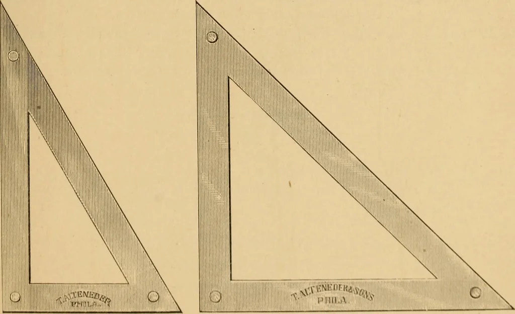An illustration from A catalogue and price-list of drawing instruments, 1892, leaf 34
