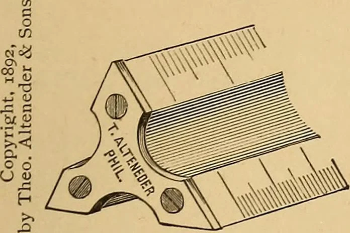 An illustration from A catalogue and price-list of drawing instruments, 1892, leaf 52