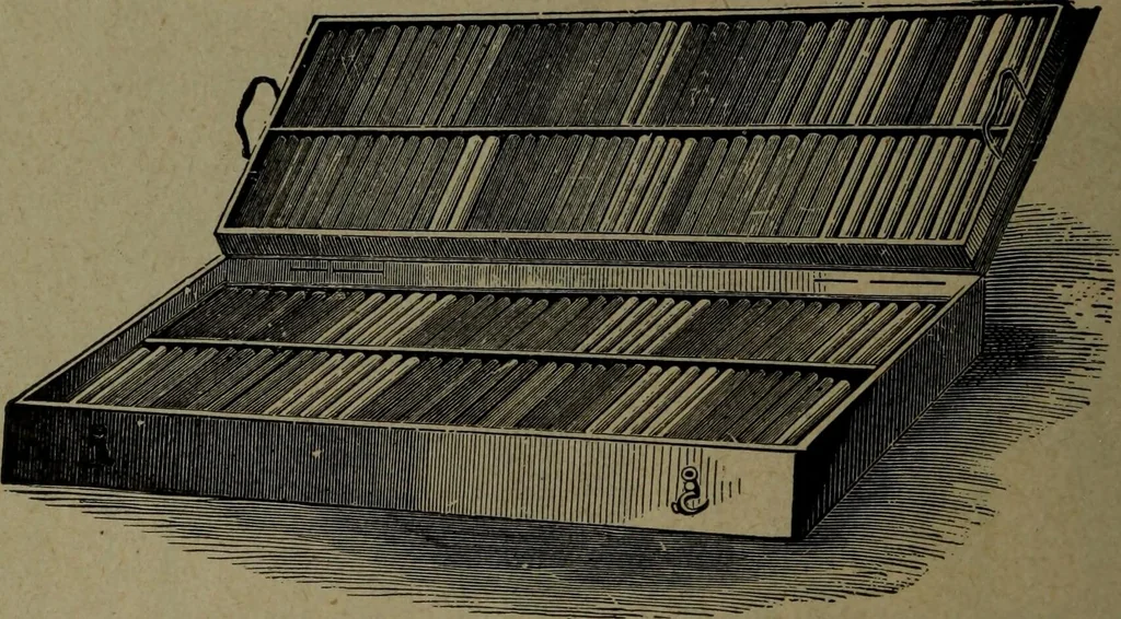 An illustration from Catalogue and price list of colors and materials for artists, architects, decorators, designers, and draughtsmen .., 1906, leaf 103