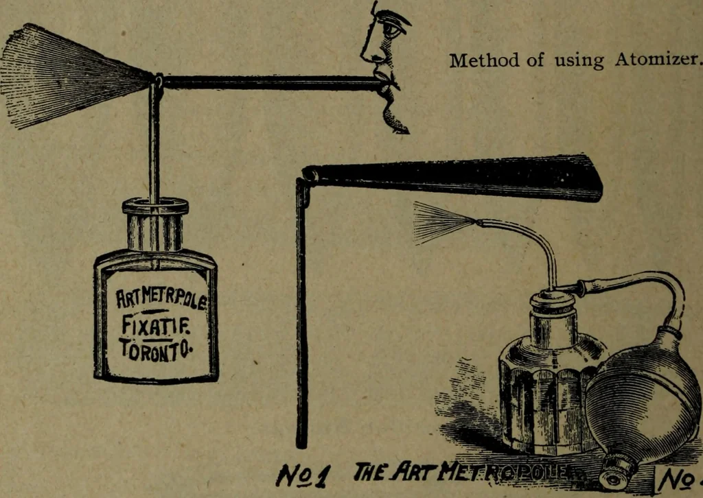 An illustration from Catalogue and price list of colors and materials for artists, architects, decorators, designers, and draughtsmen .., 1906, leaf 107