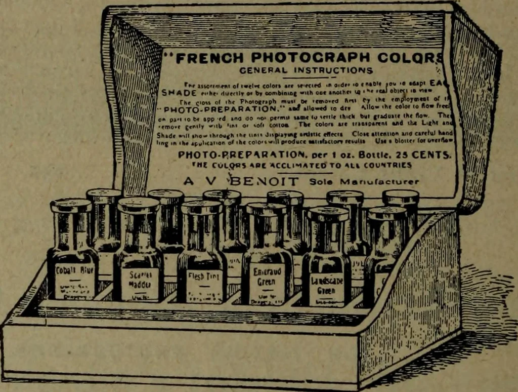 An illustration from Catalogue and price list of colors and materials for artists, architects, decorators, designers, and draughtsmen .., 1906, leaf 111