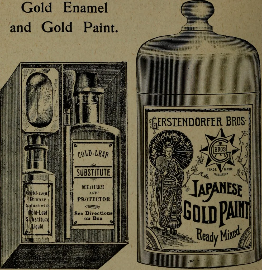 An illustration from Catalogue and price list of colors and materials for artists, architects, decorators, designers, and draughtsmen .., 1906, leaf 137