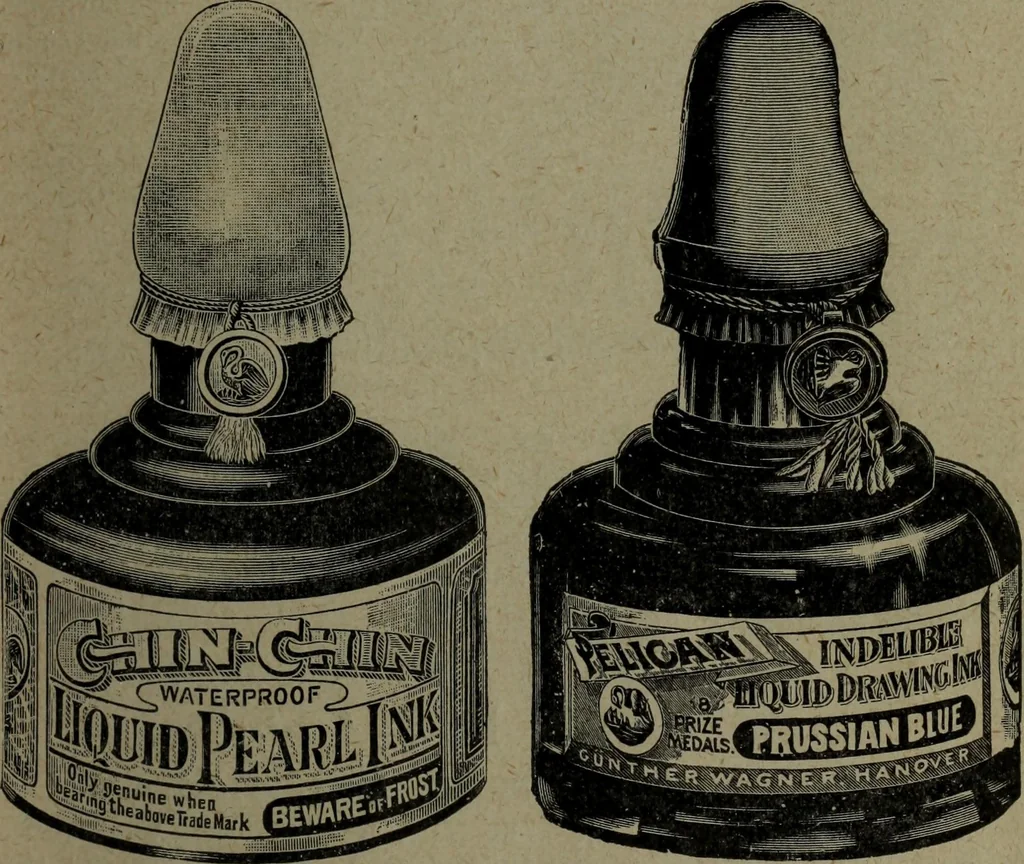 An illustration from Catalogue and price list of colors and materials for artists, architects, decorators, designers, and draughtsmen .., 1906, leaf 140