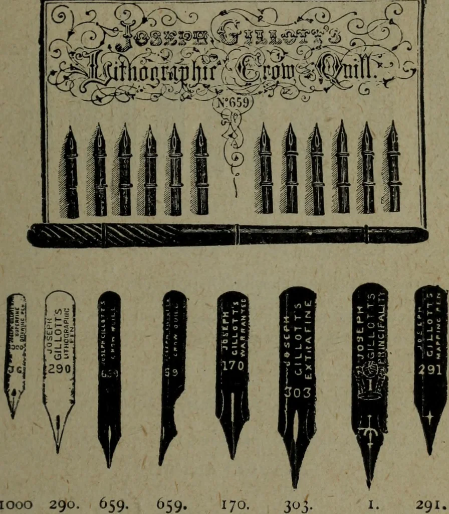 An illustration from Catalogue and price list of colors and materials for artists, architects, decorators, designers, and draughtsmen .., 1906, leaf 142