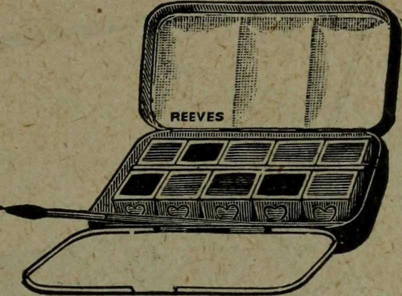 An illustration from Catalogue and price list of colors and materials for artists, architects, decorators, designers, and draughtsmen .., 1906, leaf 28