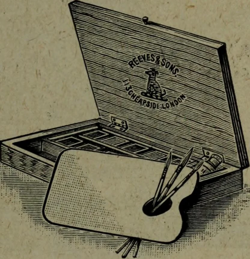 An illustration from Catalogue and price list of colors and materials for artists, architects, decorators, designers, and draughtsmen .., 1906, leaf 30