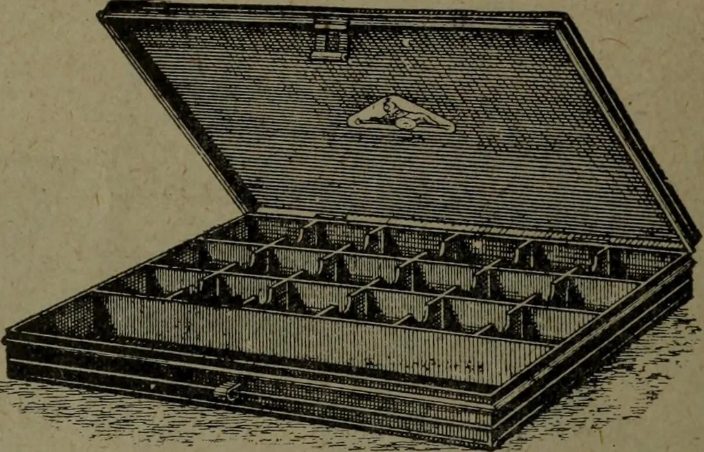An illustration from Catalogue and price list of colors and materials for artists, architects, decorators, designers, and draughtsmen .., 1906, leaf 35