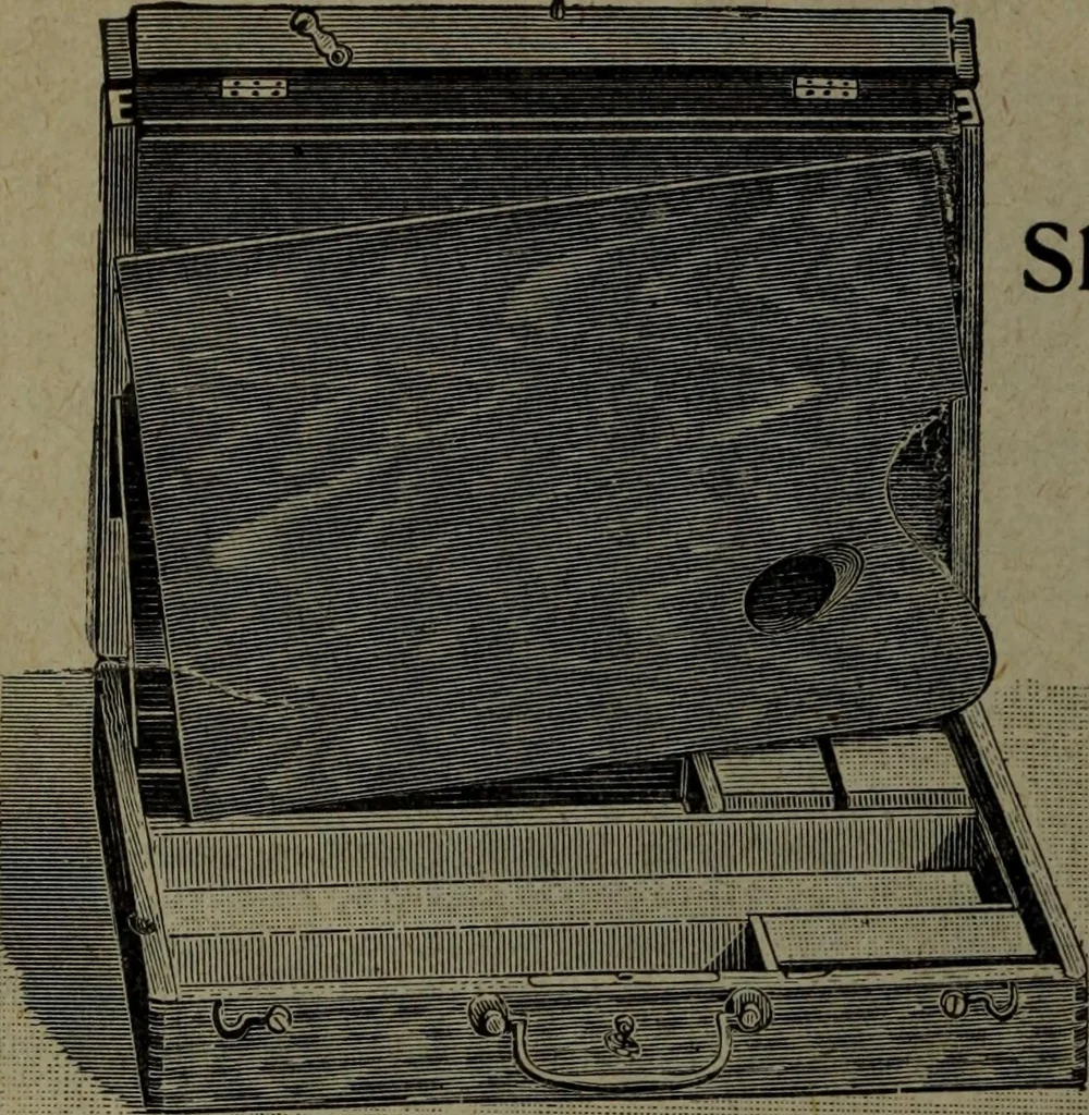 An illustration from Catalogue and price list of colors and materials for artists, architects, decorators, designers, and draughtsmen .., 1906, leaf 55